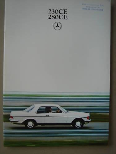 Folder Mercedes-Benz 230 CE, 280 CE C123 12-1980, 42 blz, Zo goed als nieuw, Mercedes-Benz, Mercedes, Ophalen of Verzenden