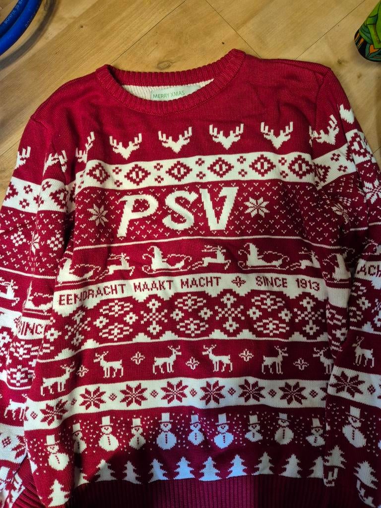 PSV kerst trui xxl, Kleding | Heren, Truien en Vesten, Ophalen of Verzenden, Zo goed als nieuw, Overige maten, Rood