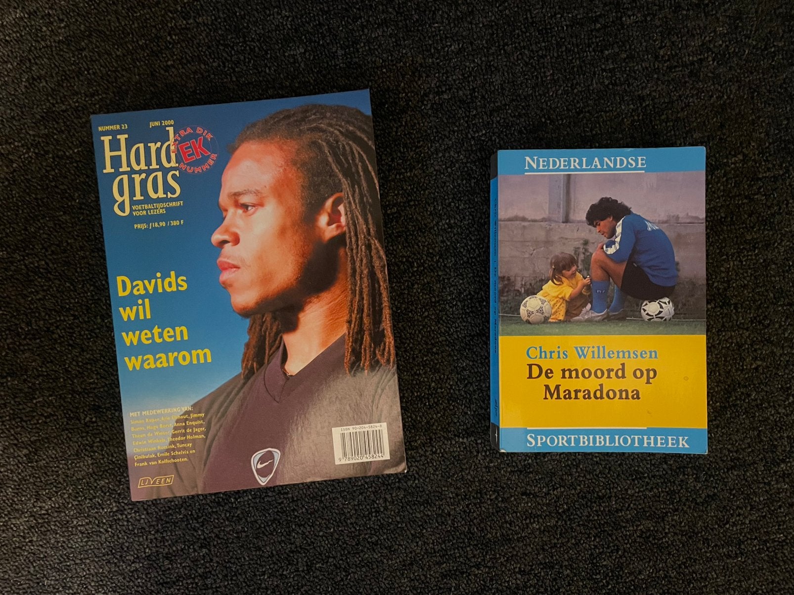 Sportboeken Maradonna en Edgar Davids, Ophalen of Verzenden, Zo goed als nieuw, Balsport