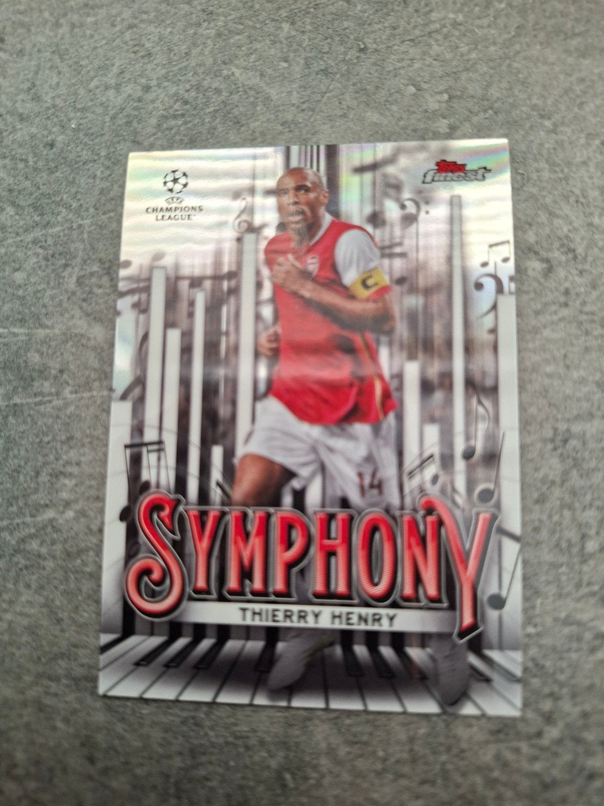 Topps (no panini) Finest Champions League. Thierry Henry., Verzenden, Zo goed als nieuw, Plaatje