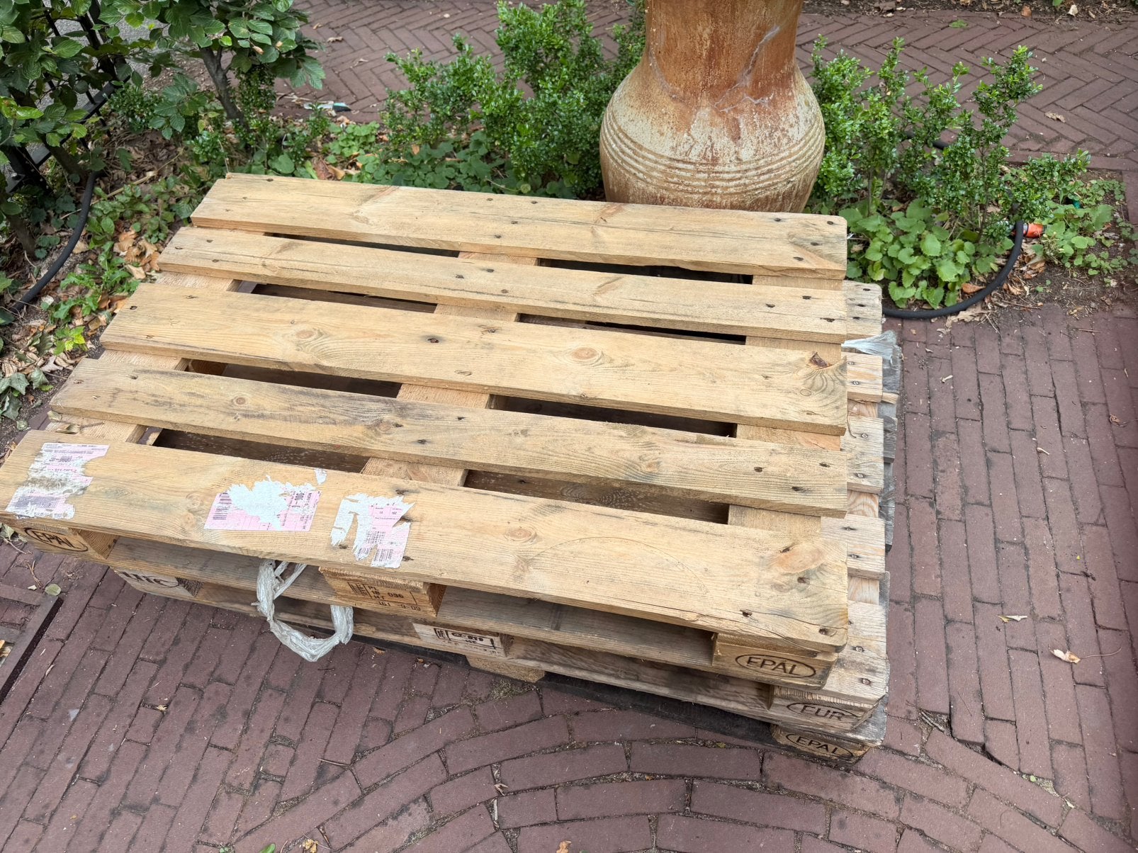 3 Pallets gratis af te halen, Ophalen, Gebruikt, Pallet, Minder dan 200 cm