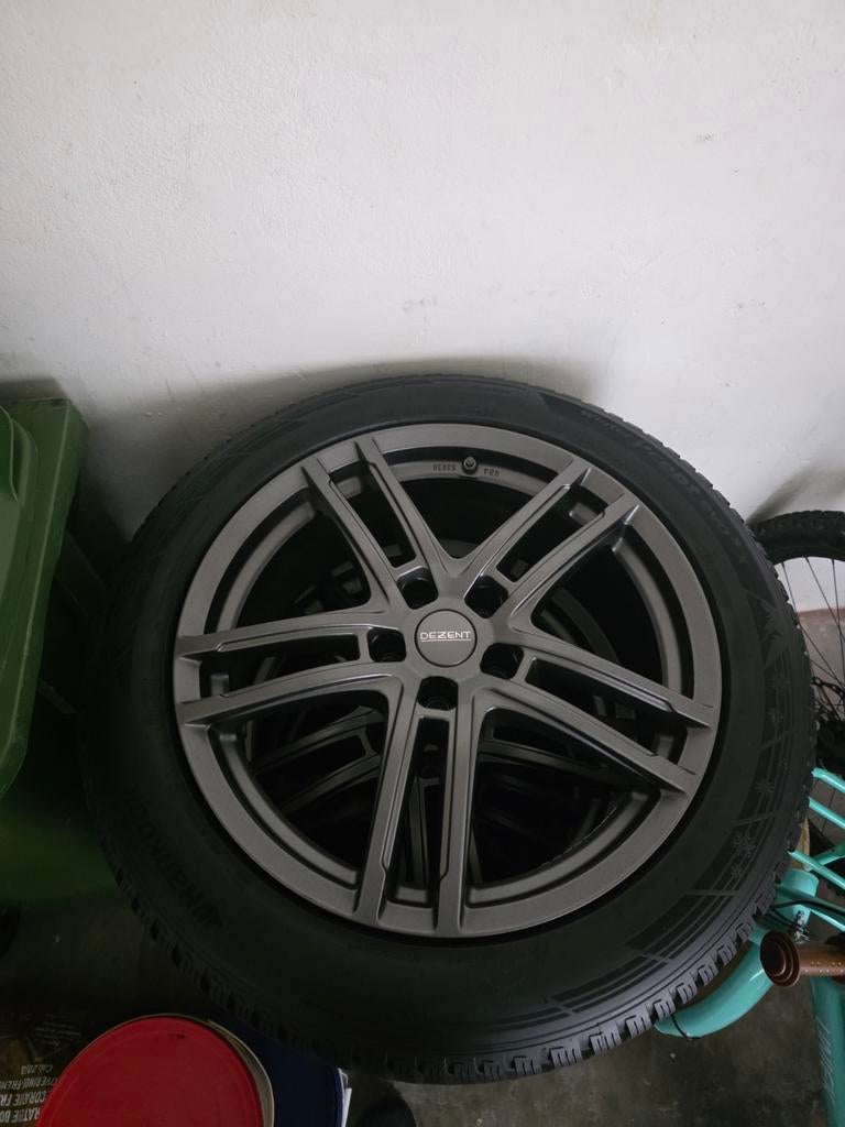 Winterbanden Mazda CX-5 met aluminium velgen, Auto-onderdelen, Gebruikt, Banden en Velgen, 17 inch, Personenwagen