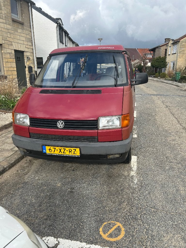 Volkswagen Joker 2.4 Kampeer I DSL 1994 Rood, Auto's, Volkswagen, Voorwielaandrijving, Stof, Overige carrosserieën, 700 kg