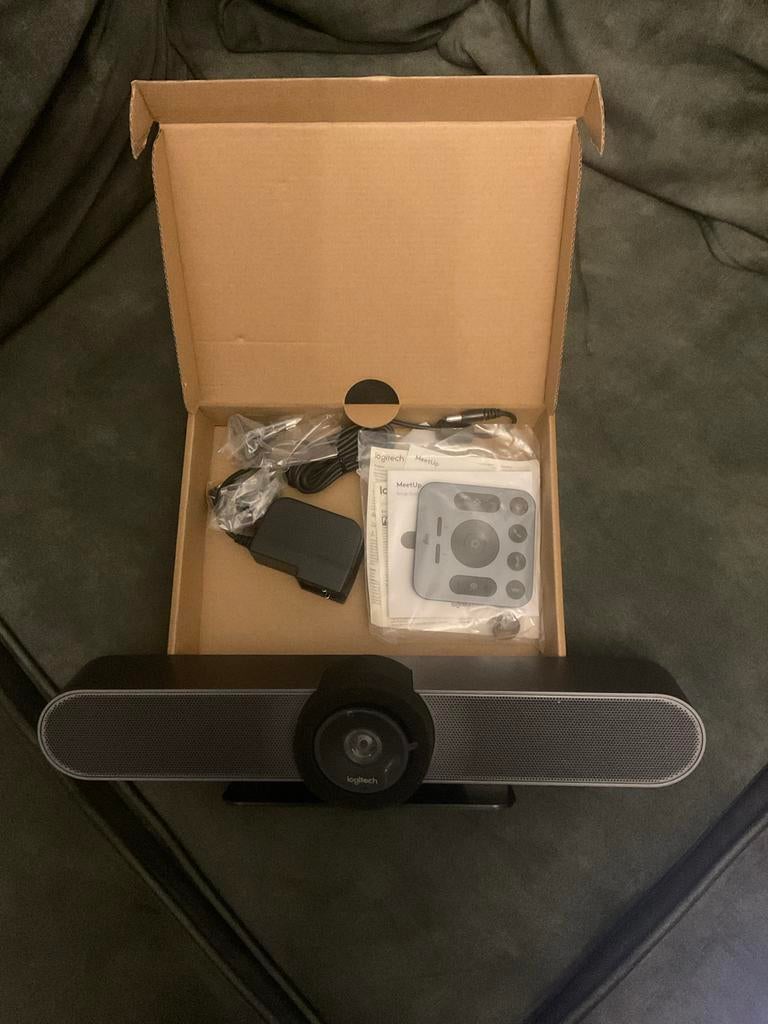 Logitech MeetUp 4K Conference Camera - Zo goed als nieuw, Computers en Software, Webcams, Ophalen of Verzenden, Zo goed als nieuw