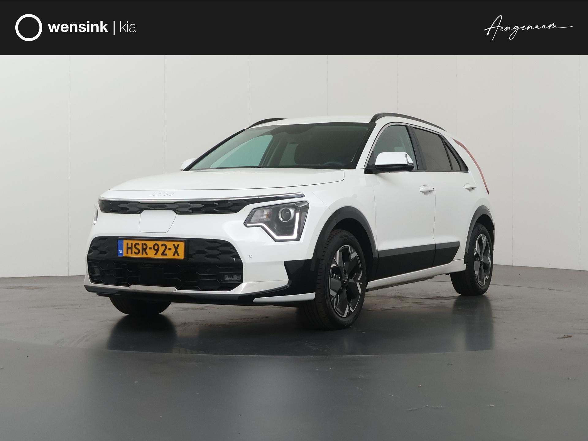 Kia Niro EV Light Advanced 64.8 kWh | Stoel / Stuurwielverwa, Auto's, Kia, Gebruikt, 750 kg, 1657 kg, Leder en Stof