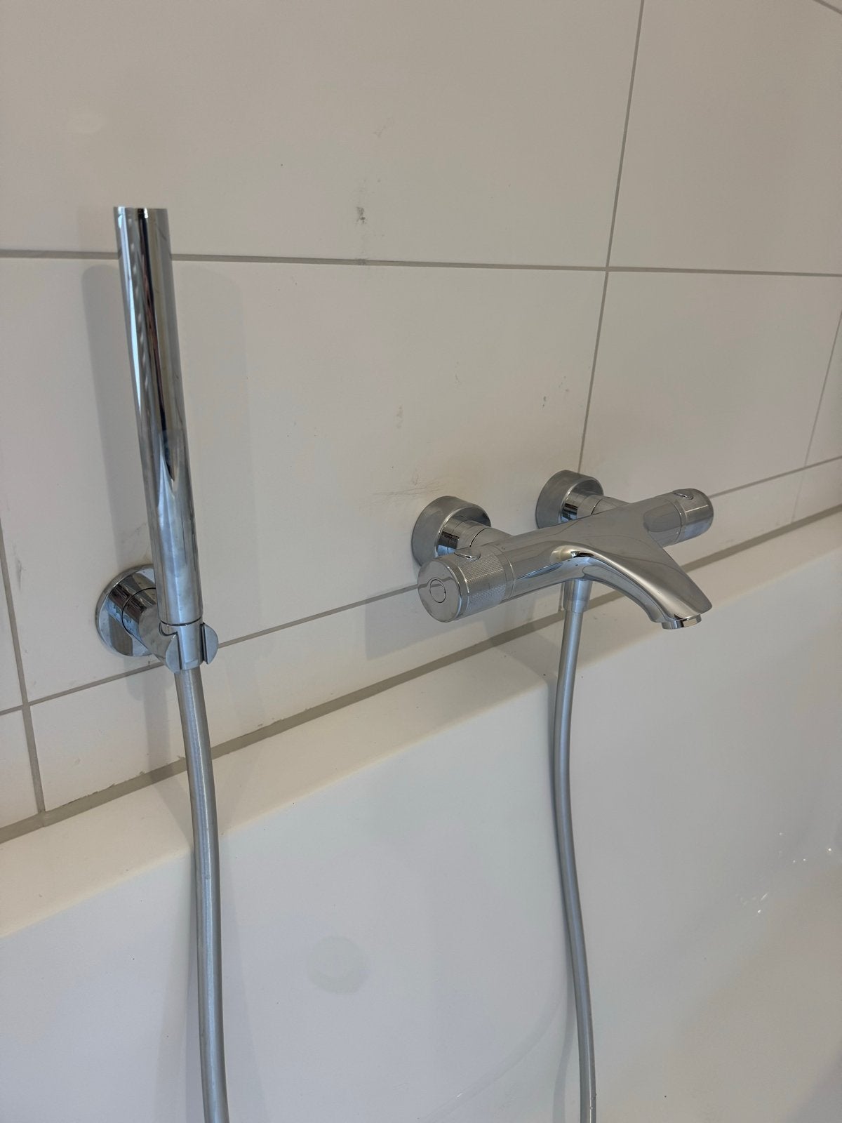 Grohe badkraan met handdouche - Chroom, Ophalen, Nieuw, Chroom, Kraan