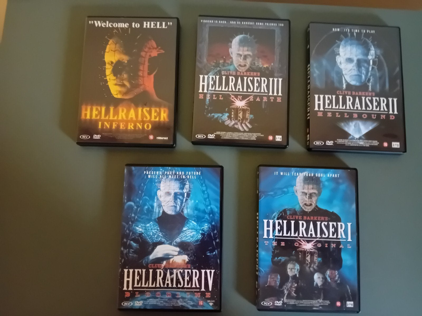 Hellraiser DVD Collectie, Vanaf 16 jaar, Ophalen of Verzenden, Gebruikt, Bovennatuurlijk