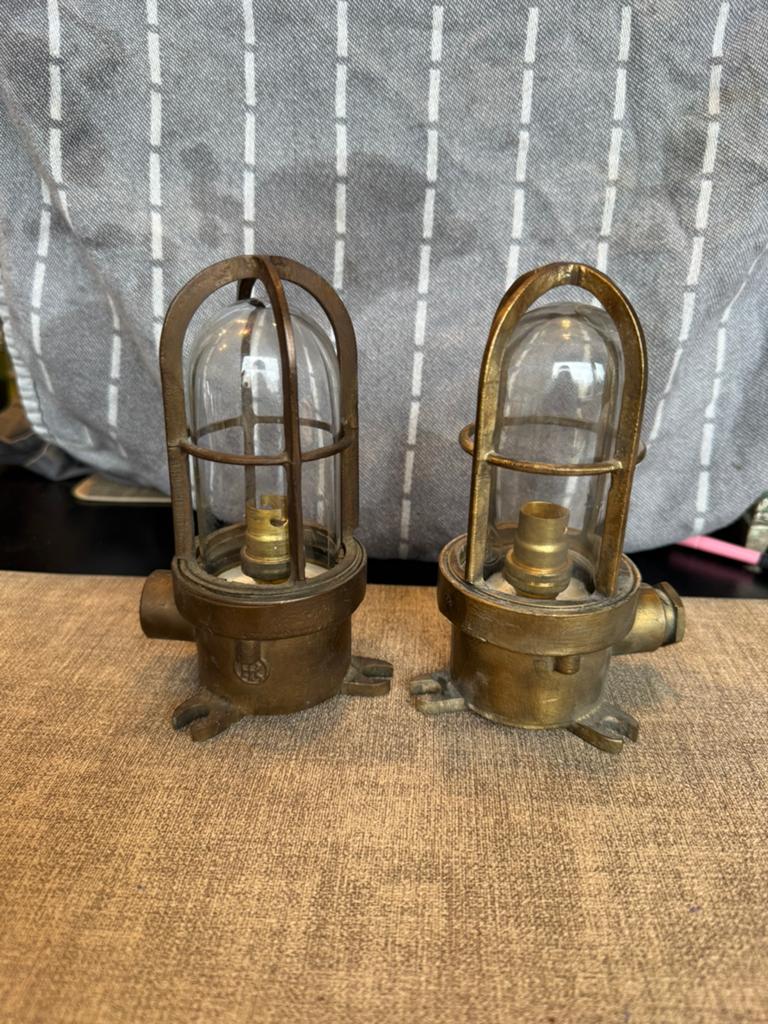 Vintage industriele scheepslampen, Ophalen of Verzenden