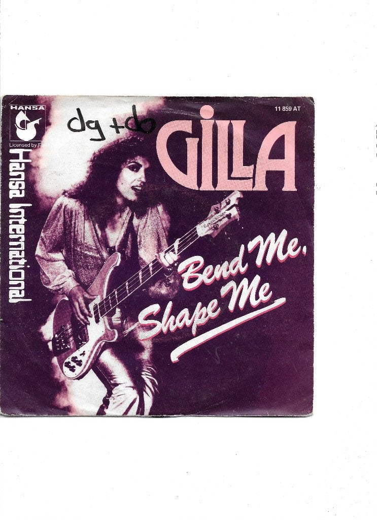 Single Gilla - Band me, shape me, Ophalen of Verzenden, Gebruikt, 7 inch, Pop