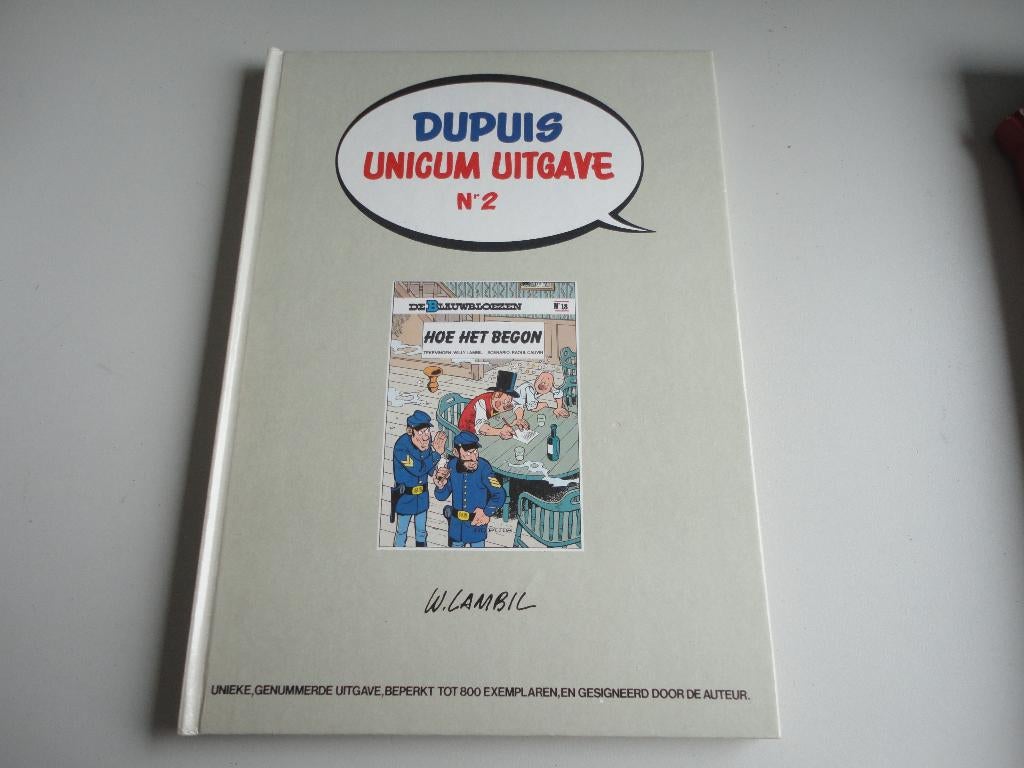 Dupuis unicum uitgaven nummer 1, 2,3 en 8, Boeken, Stripboeken, Gelezen, Meerdere stripboeken, Ophalen of Verzenden