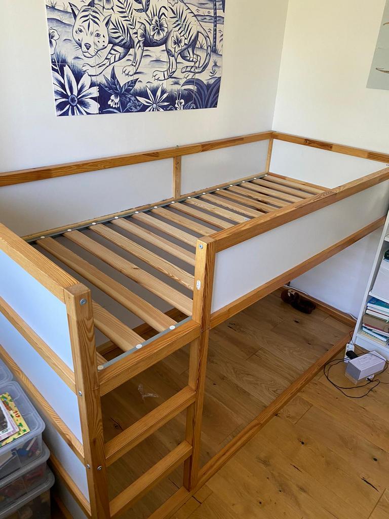 Ikea Kura halfhoogslaper omkeerbaar bed, Ophalen, Gebruikt, Halfhoogslaper