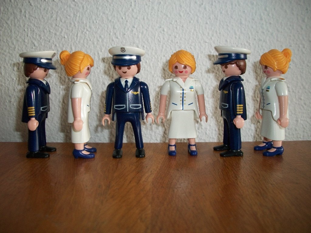 piloot / kapitein / stewardess, Ophalen of Verzenden, Nieuw, Complete set, Figuren