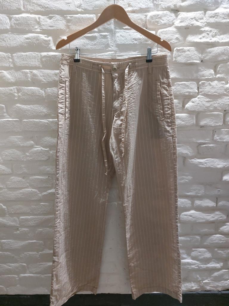 Sixty broek met streepjes, maat 33, Beige, Verzenden, Maat 48/50 (M), Sixty