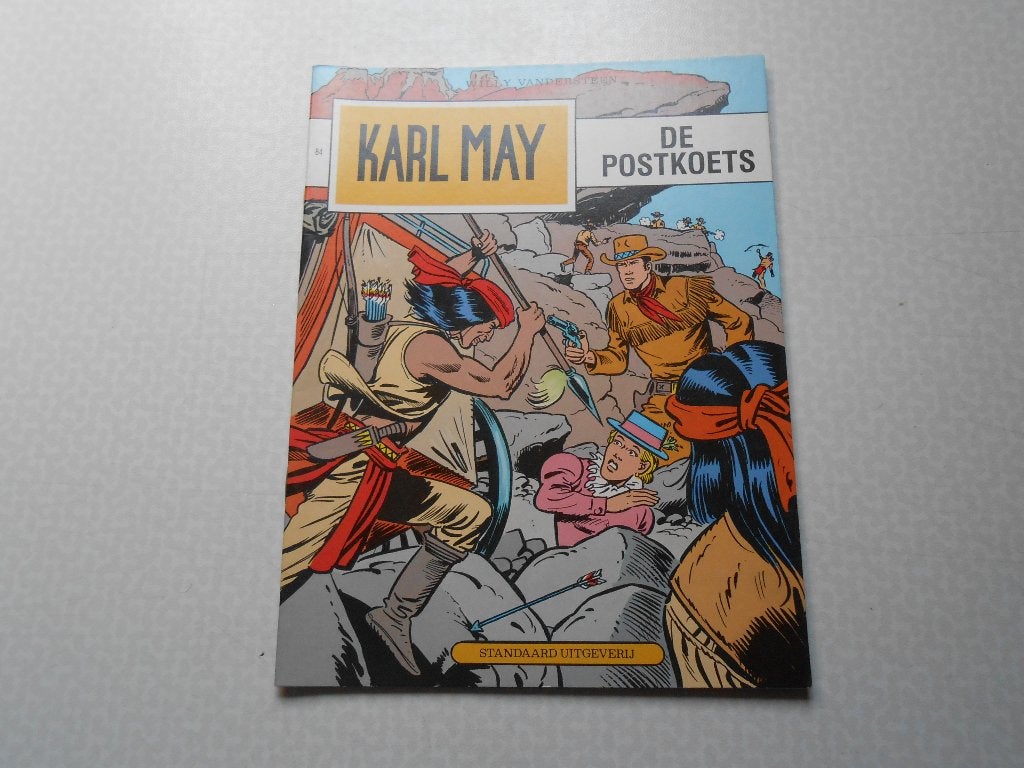 Karl may 84 De postkoets 1984 1 ste druk., Boeken, Willy Vandersteen, Eén stripboek, Nieuw, Ophalen of Verzenden