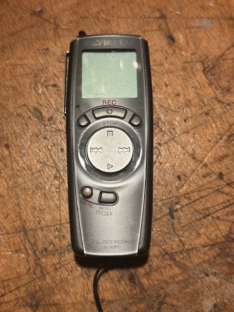 olympus  digitale voicerecoder, Audio, Tv en Foto, Ophalen of Verzenden, Gebruikt