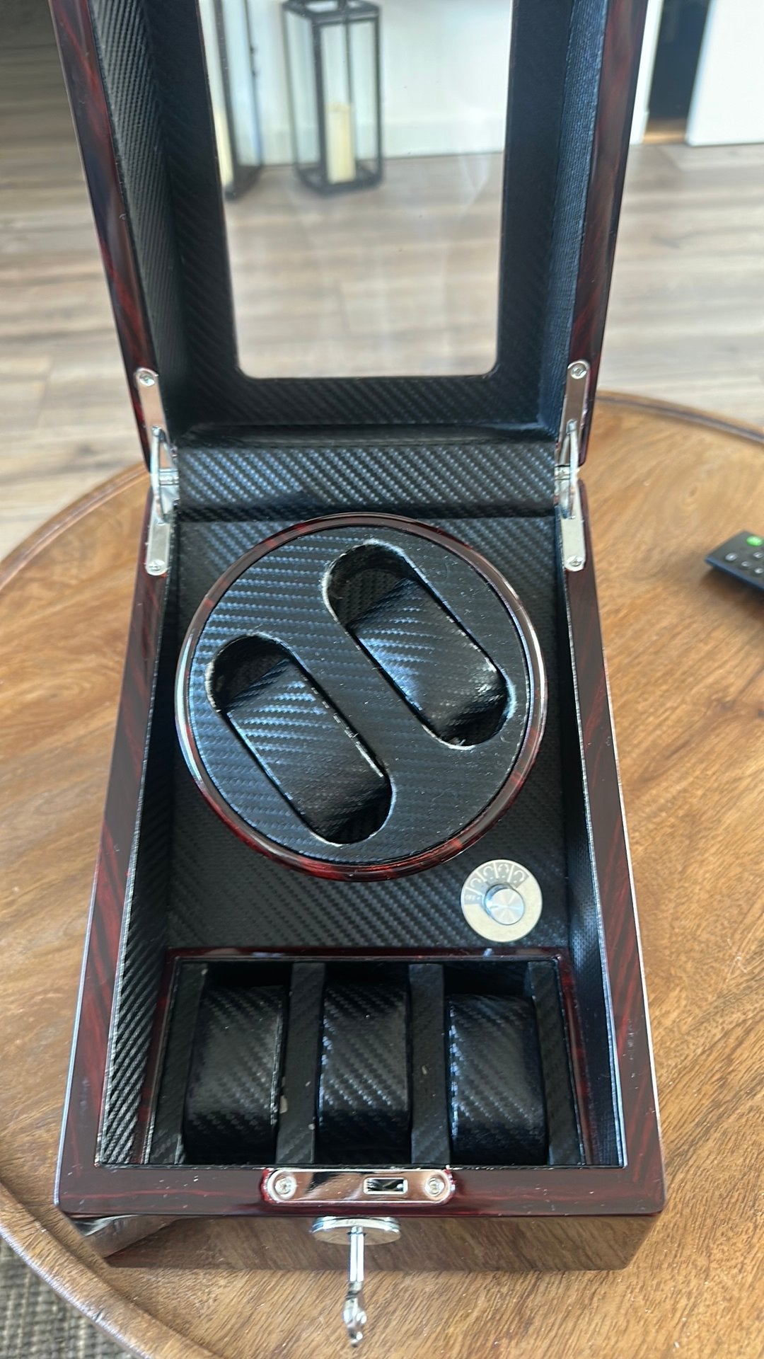 LuxeHorlogewinder (2+3)–Carbon Look & Slot (Zonder Adapter), Ophalen of Verzenden, Overige merken