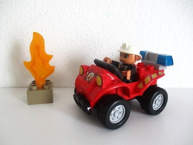 duplo brandweercommandant 6169, Ophalen of Verzenden, Gebruikt, Complete set, Duplo