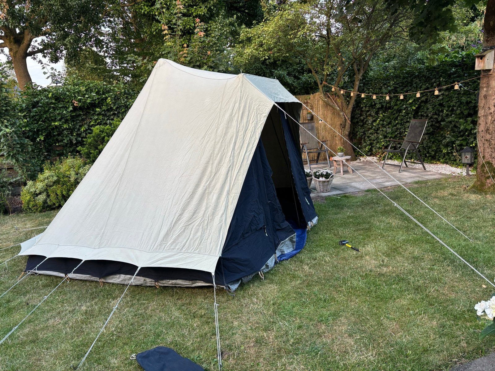 De Vrijbuiter piramide-/stormtent 2/3 persoons, Ophalen, Gebruikt, Tot en met 3