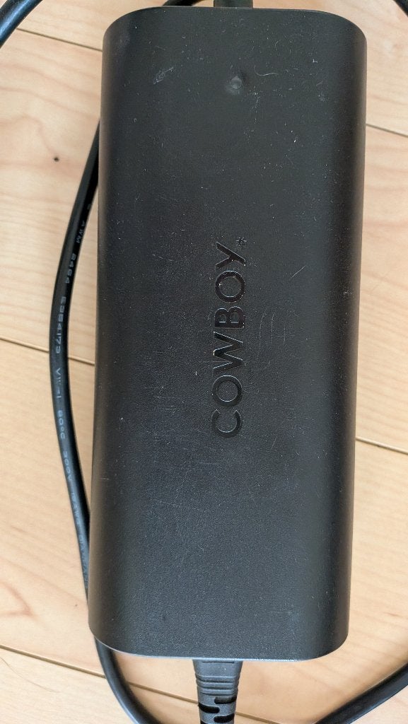 Cowboy acculader, Fietsen en Brommers, Fietsaccessoires | Overige Fietsaccessoires, Ophalen, Zo goed als nieuw, Cowboy