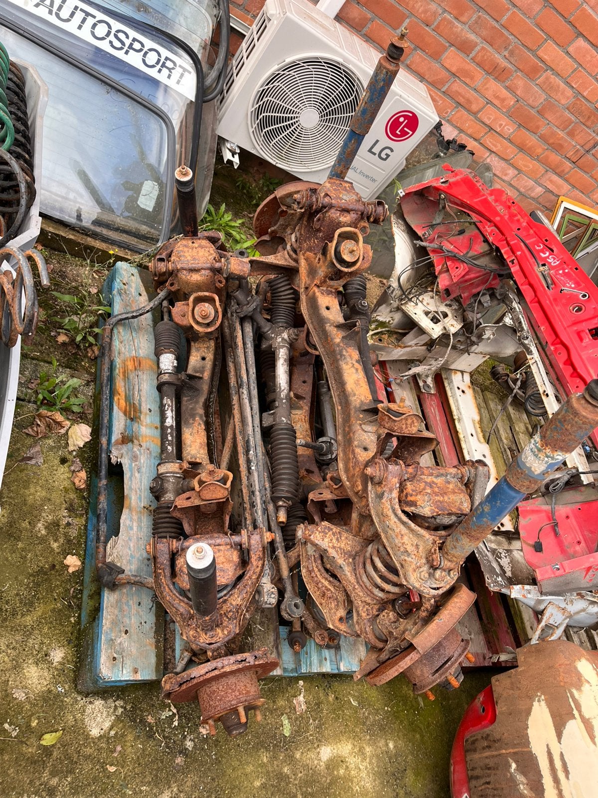 Kadett C voorassen €100, Ophalen, Oldtimer onderdelen