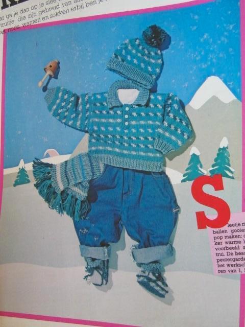 Breipatroon   Baby Trui / Muts / Sjaal / Sokjes 86- 92 -98, Hobby en Vrije tijd, Breien en Haken, Verzenden, Nieuw, Breien, Patroon of Boek