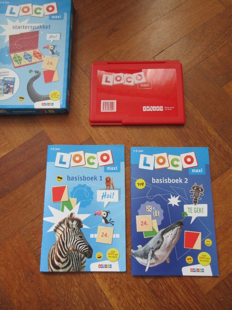 Loco Maxi Starterspakket  : doos + 2 boekjes     7 - 9 jaar, Ophalen of Verzenden, Zo goed als nieuw, Taal en Lezen