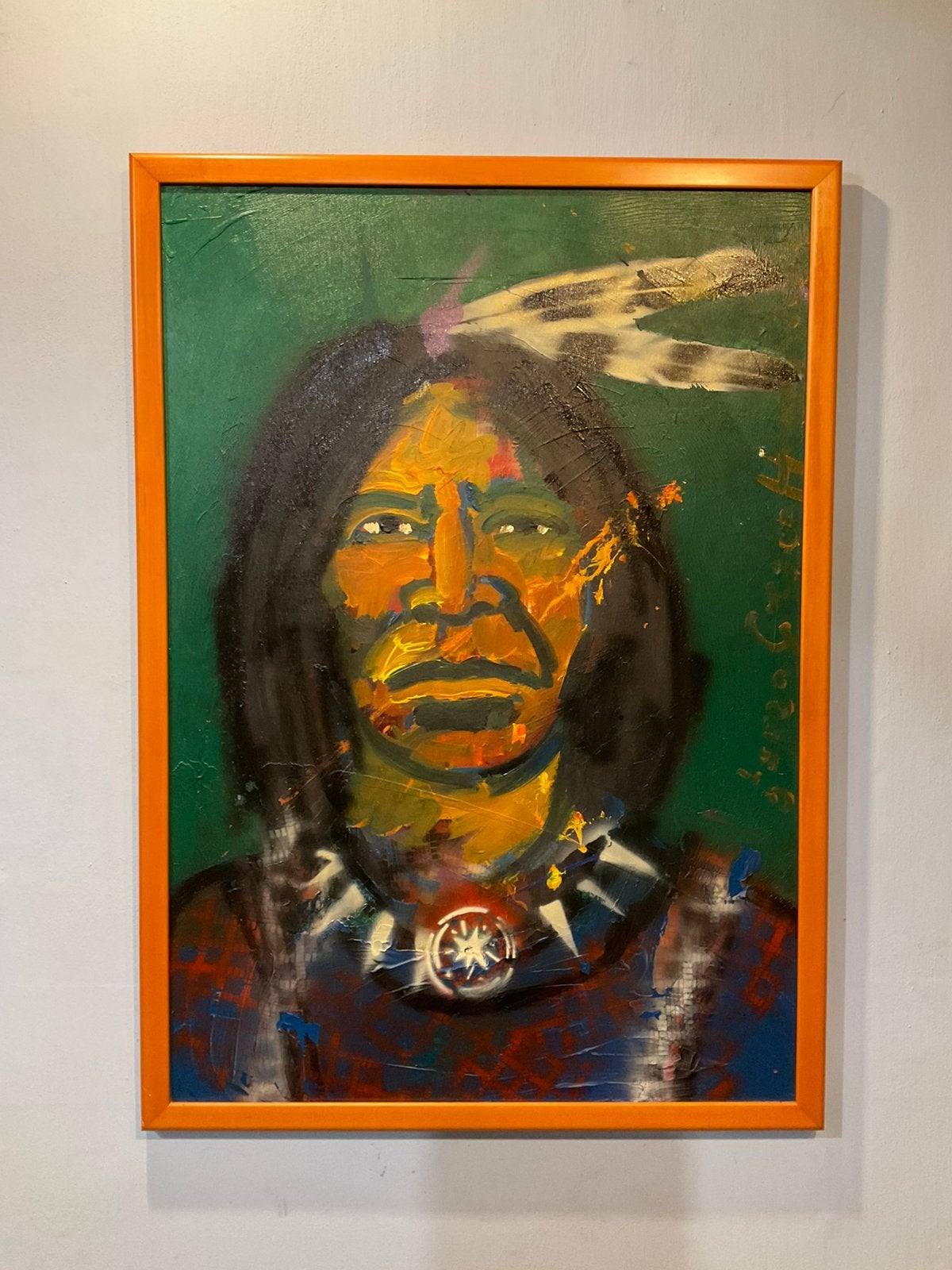 Espen Greger Hagen Olieverf op doek 105 x 80 cm, Antiek en Kunst, Ophalen of Verzenden
