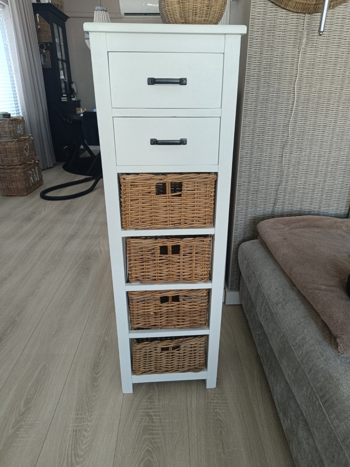 Witte ladenkast, Ophalen, 50 tot 100 cm, Zo goed als nieuw, Minder dan 100 cm
