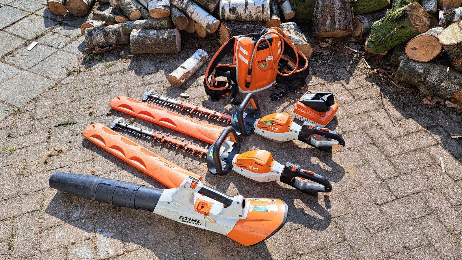 Stihl HSA 130T en HSA 94R +bga100 heggenschaarset, Ophalen, Stihl, HSA 130T HSA 94R BGA 100, ????