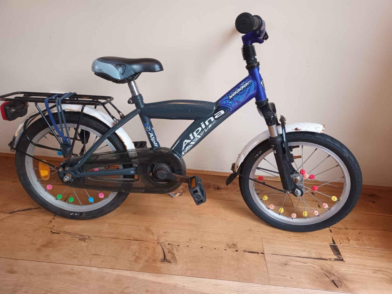 Alpine kinderfiets 16 inch, Ophalen of Verzenden, Gebruikt, 16 tot 20 inch