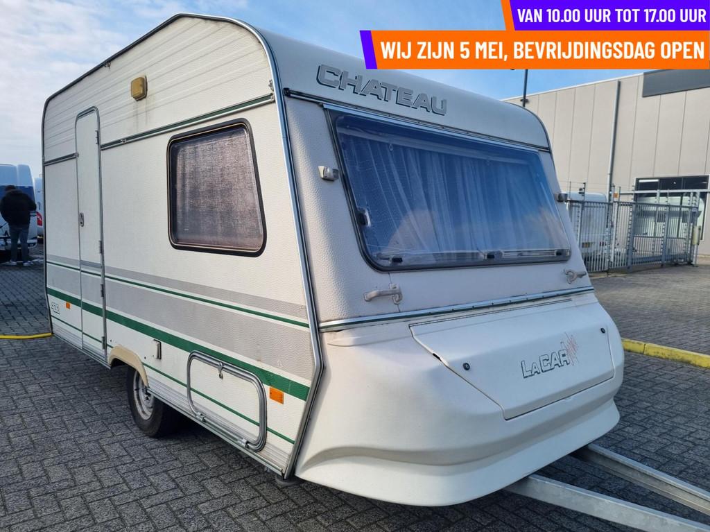 Chateau LA CAR TROPHEE 400 ENKELE BEDDEN + VOORTENT + TOILET, Chateau, Tot en met 2, Bedrijf, 5 tot 6 meter