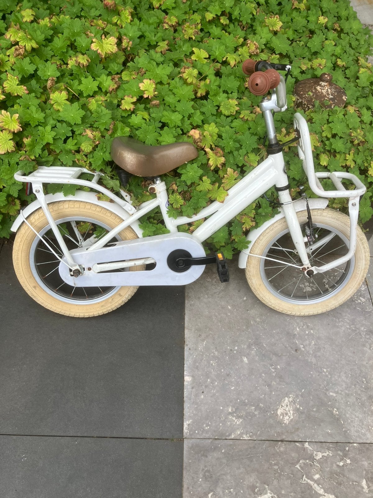 Te koop 14 inch kinderfiets, Fietsen en Brommers, Fietsen | Kinderfietsjes, Ophalen, Gebruikt, Terugtraprem, Minder dan 16 inch