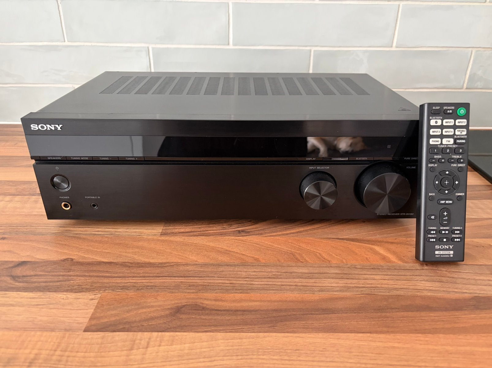 Sony STR-DH190 stereo versterker / receiver, Ophalen of Verzenden, Zo goed als nieuw, Sony, 120 watt of meer