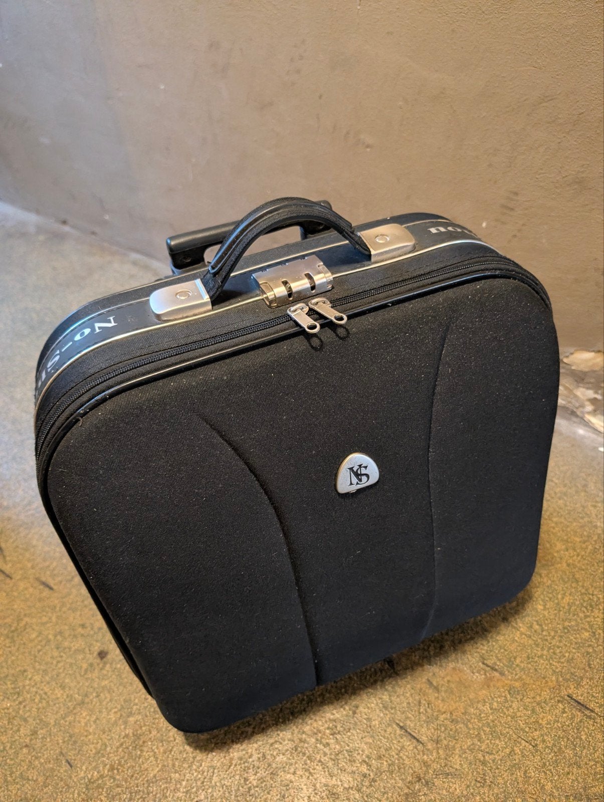 No-Shou rolkoffer / pilotenkoffer zwart – trolley – cijfersl, Ophalen, Gebruikt, Minder dan 50 cm, 35 tot 45 cm
