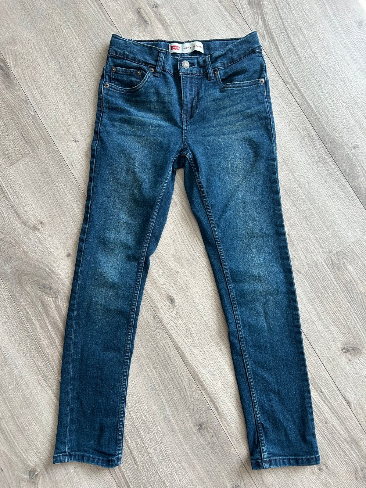 Levi's 512 Slim Taper Jeans boys 10 jr- Zo goed als nieuw, Ophalen of Verzenden, Zo goed als nieuw, Blauw, Overige jeansmaten