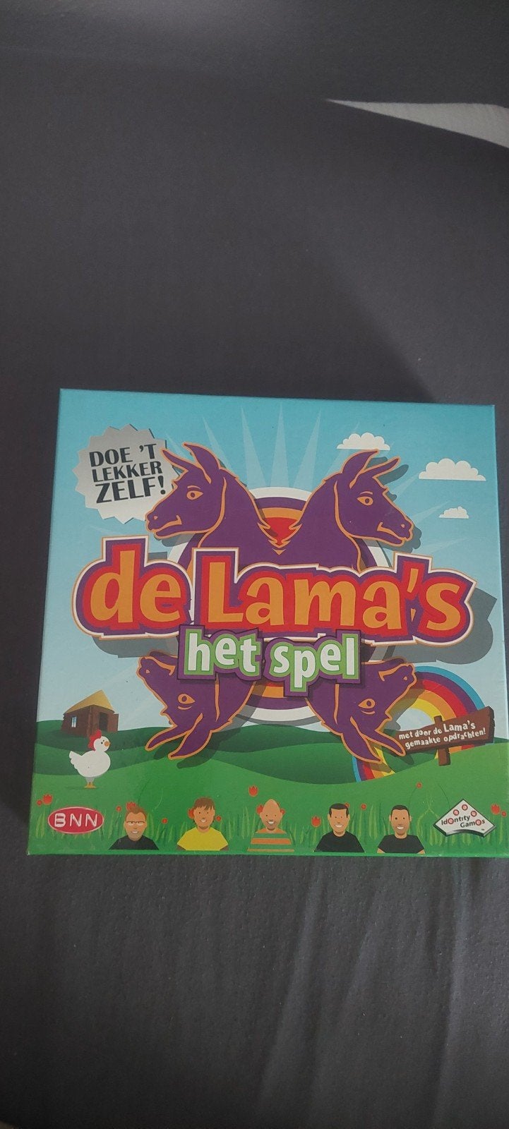 De Lama's Het Spel - Doe 't Lekker Zelf!, Drie of vier spelers, Ophalen of Verzenden, Zo goed als nieuw, BNN / Identity Games