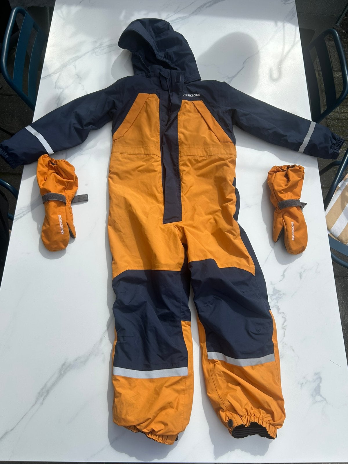 Mooi Didriksons skipak maat 120, Kinderen en Baby's, Verzenden, Zo goed als nieuw, Jongen of Meisje, Sport- of Zwemkleding