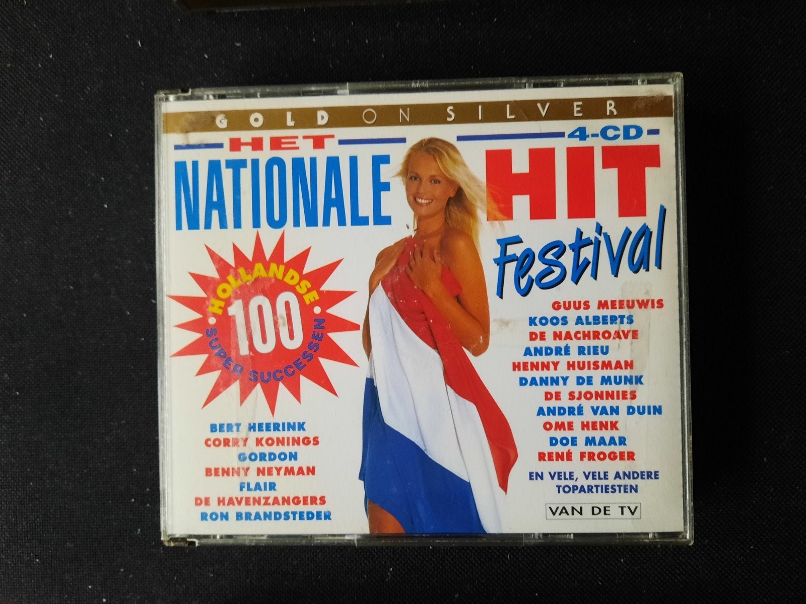 Het Nationale Hit Festival - 4 CD Gold on Silver, Ophalen of Verzenden, Gebruikt, Schlager, Boxset