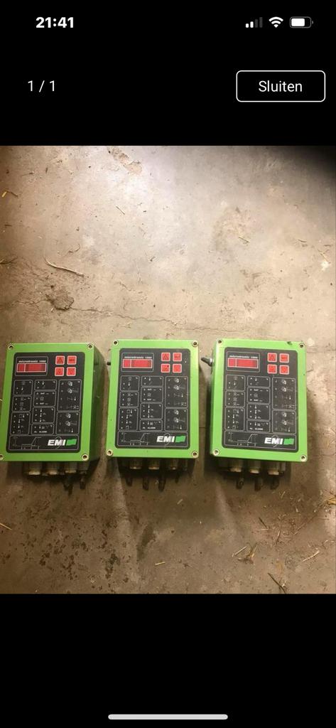 Goed werkende ventilatie regelkasten - EMI Microtronic 1000, Ophalen of Verzenden, Zo goed als nieuw