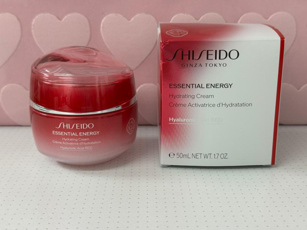 Shiseido essential energy hydrating cream 50ml, Ophalen of Verzenden, Nieuw, Gehele gezicht, Verzorging