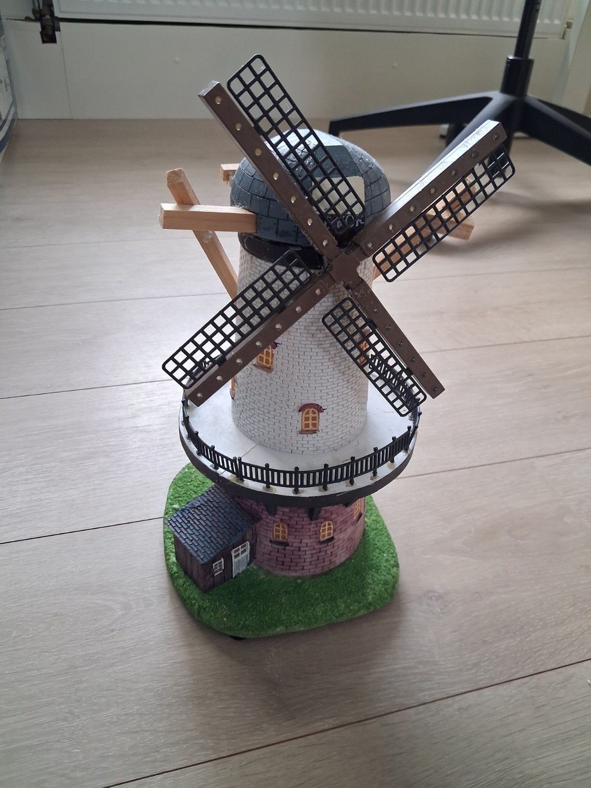 Kerstdecor bewegende windmolen, Ophalen, Gebruikt