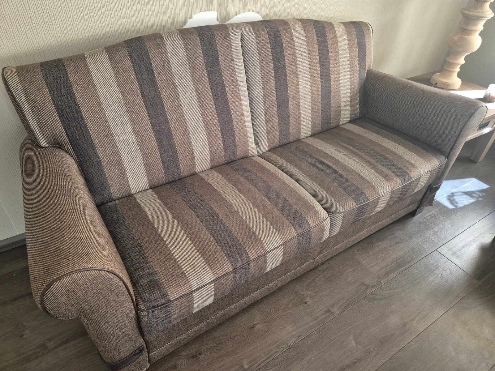 Bank met 2 bijpassende fauteuils, Huis en Inrichting, Banken | Sofa's en Chaises Longues, Zo goed als nieuw, Tweepersoons, 150 tot 200 cm