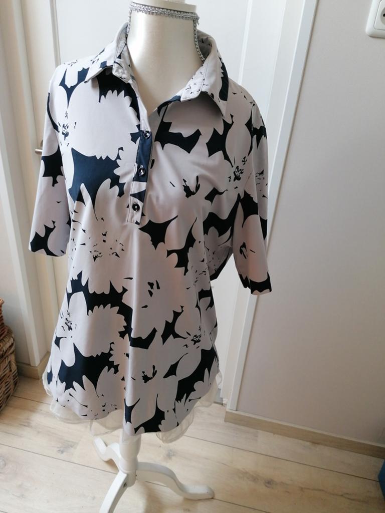 Japan TKY blouse met korte mouwen oto 55 cm, Overige kleuren, Verzenden, Maat 42/44 (L), Zo goed als nieuw