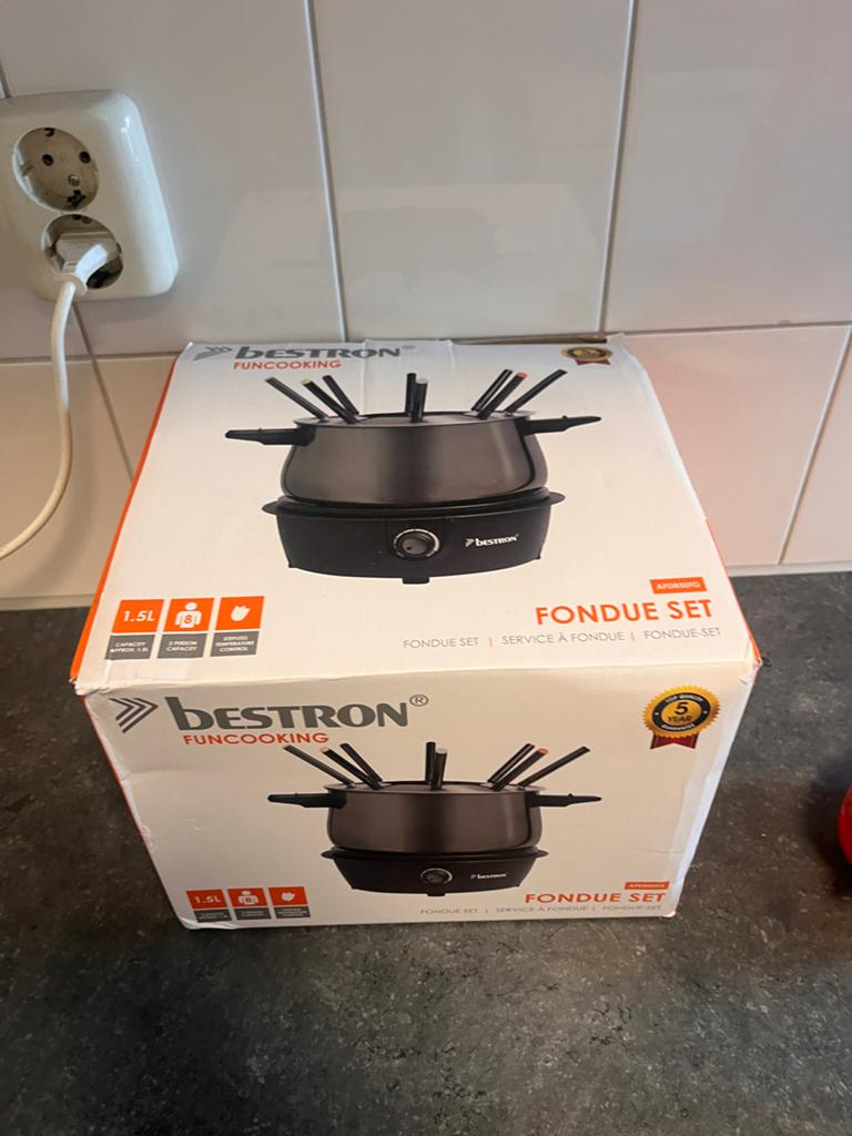 Bestron FunCooking Fondueset - Nieuw en Ongebruikt, Ophalen of Verzenden, Nieuw, Elektrisch, Fondueset