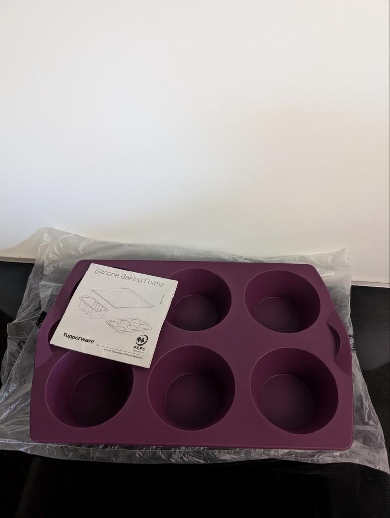 Tupperware muffin bakvorm NIEUW, Moederdag Tip, Ophalen of Verzenden, Nieuw, Taarten, Bakvorm