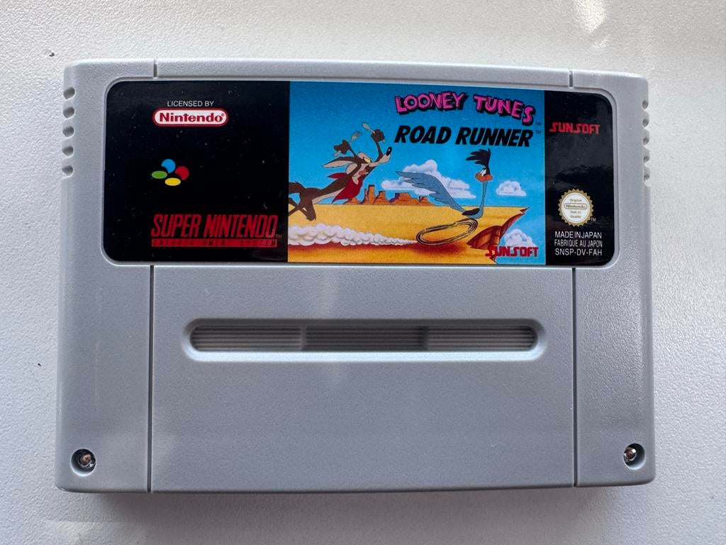 Looney Tunes Road Runner SNES - Klassiek Avontuur!, Gebruikt, 1 speler, Ophalen of Verzenden, Vanaf 3 jaar