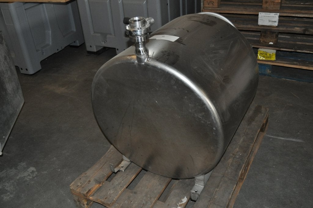 RVS Tank 200L met kraantje en mangat, Ophalen, Met kraantje, 150 liter of meer, Zo goed als nieuw