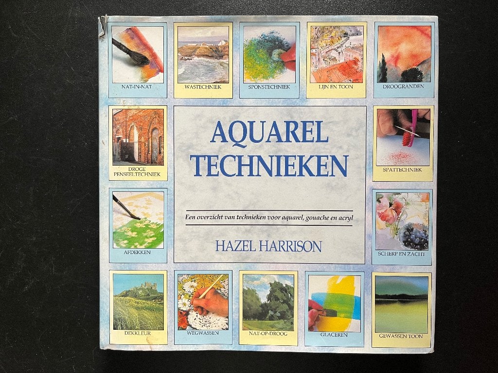 Aquareltechnieken – Hazel Harrison, Boeken, Ophalen, Zo goed als nieuw, Tekenen en Schilderen, Hazel Harrison