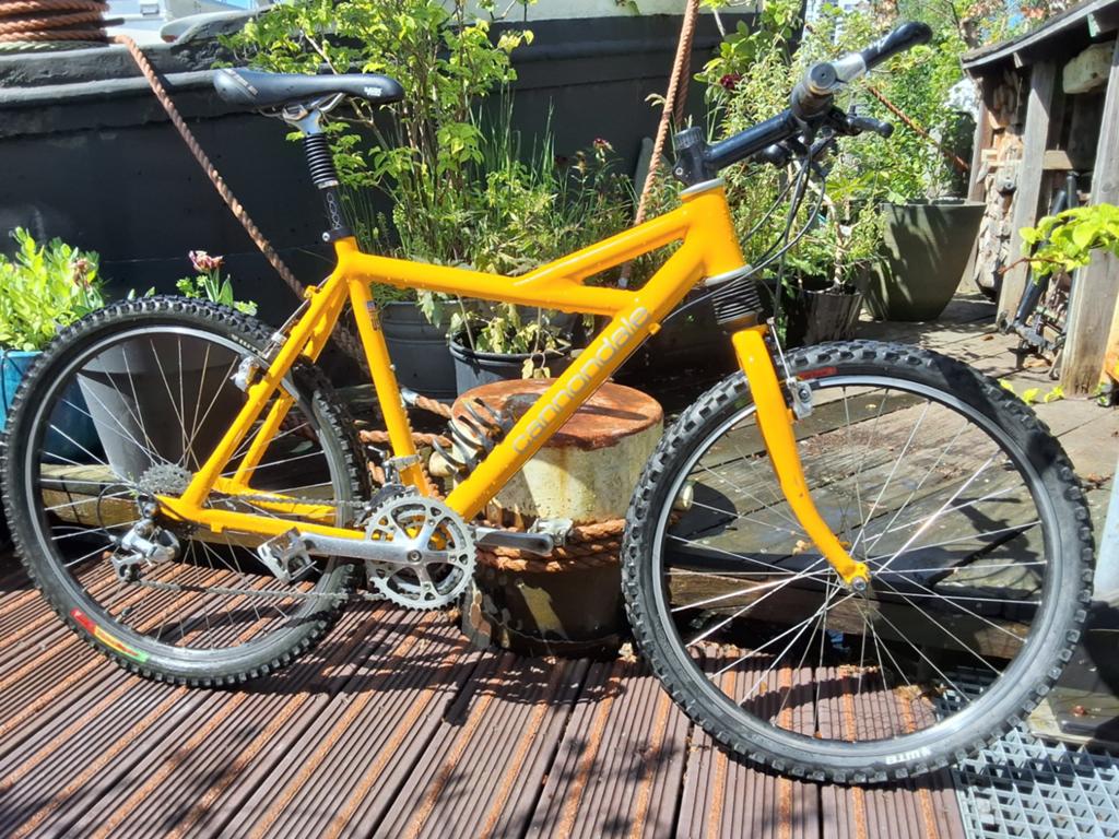 Vintage Cannondale Killer V headshok, maat L, Overige merken, Hardtail, Velgrem, Ophalen of Verzenden