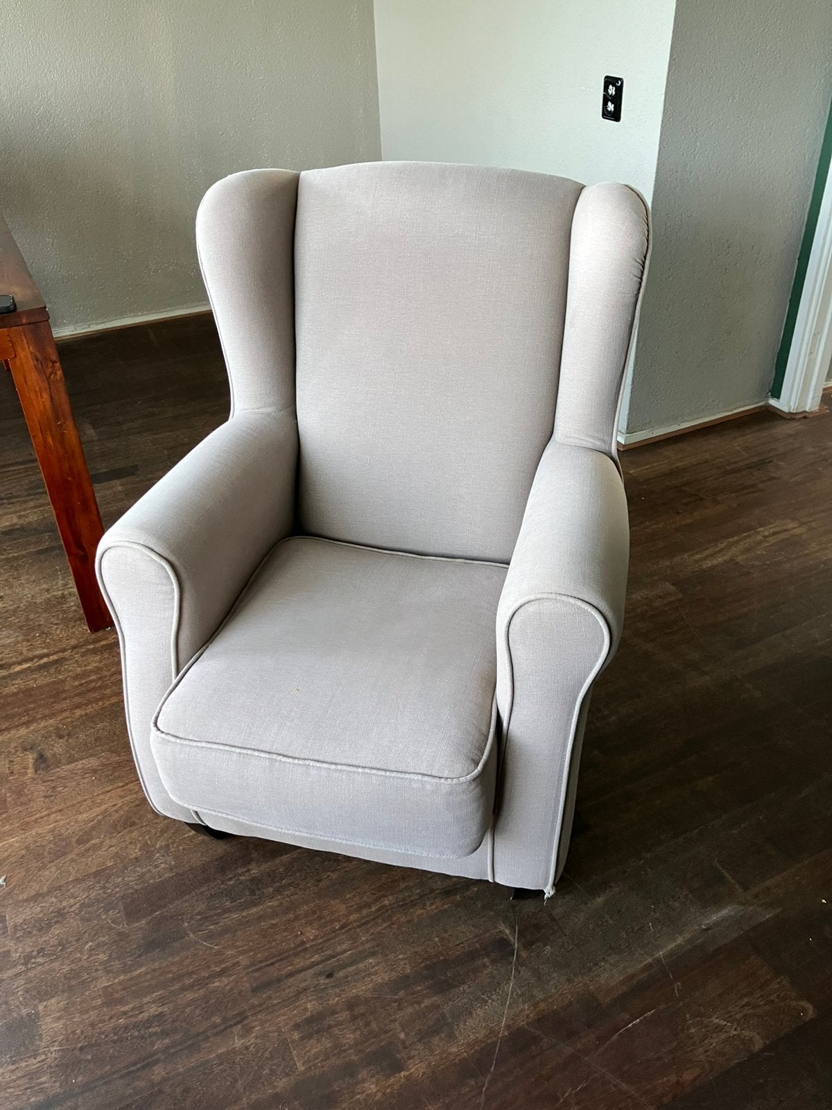 Fauteuil beige, Huis en Inrichting, Ophalen, Gebruikt, Overige kleuren, Eén